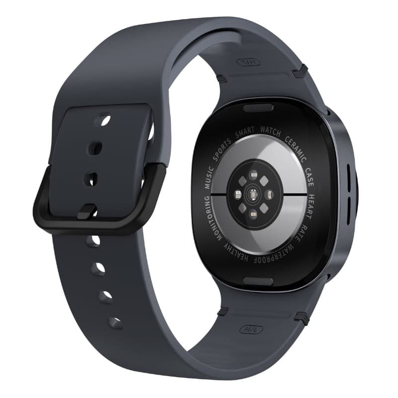 HD8 Mini Negro - Reloj Inteligente - vista trasera a 45 grados