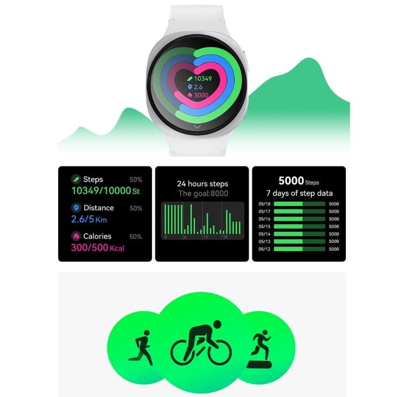 HD8 Mini Negro - Reloj Inteligente - seguimiento deportivo