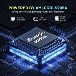 HK1 RBOX X50 S905X5M 4Go/32Go Android 14 - processeur intégré
