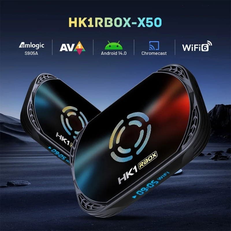 HK1 RBOX X50 S905X5M 4Go/32Go Android 14 - principales fonctions