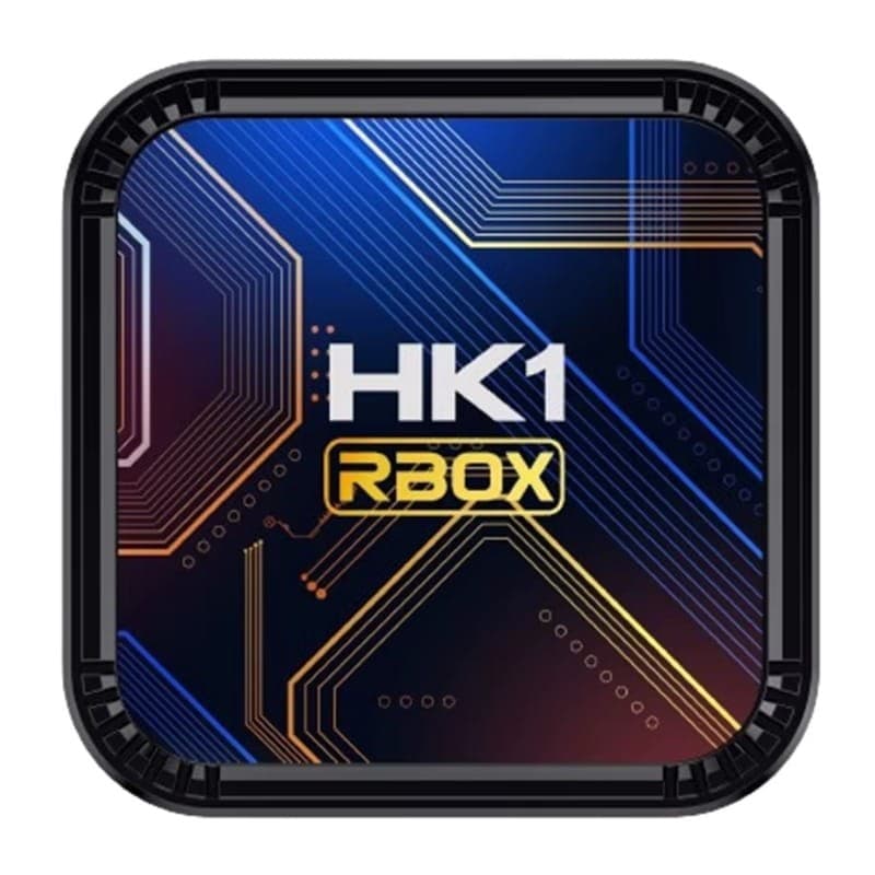 HK1 Rbox K8S RK3528 4GB/64GB Android 13 Preto - Android TV - Vista frontal