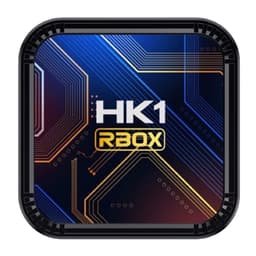 HK1 Rbox K8S RK3528 4GB/64GB Android 13 Preto - Android TV - Vista frontal