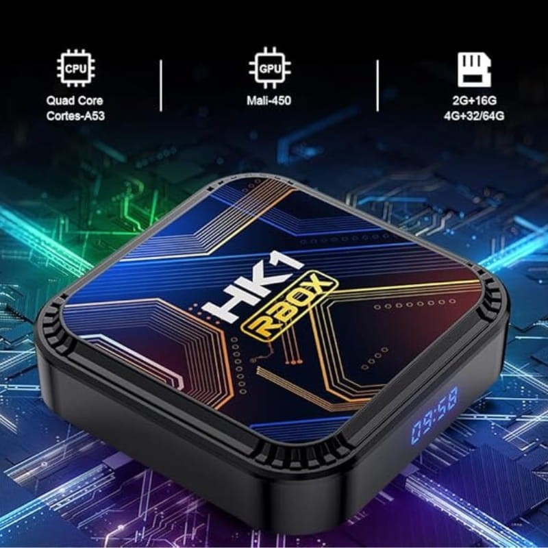 HK1 Rbox K8S RK3528 4GB/32GB Android 13 Negro - Android TV - Ítem2