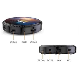 HK1 Rbox W2T S905W2 4Go/32Go Android 11 Noir - ports