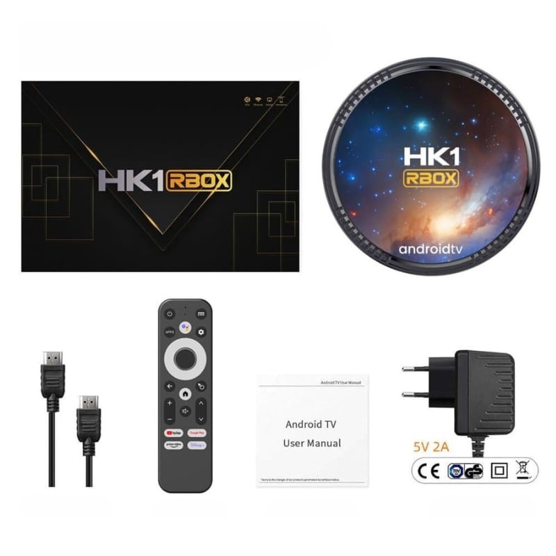 HK1 Rbox W2T S905W2 2Go/16Go Android 11 Noir - Android TV - Ítem5
