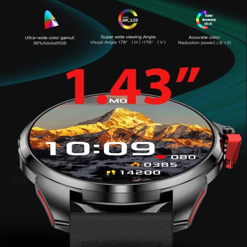 HX-No.1 Verde - Reloj Inteligente - características de la pantalla