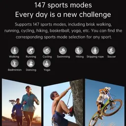 HX-No.1 Preto - Relógio inteligente - modos desportivos