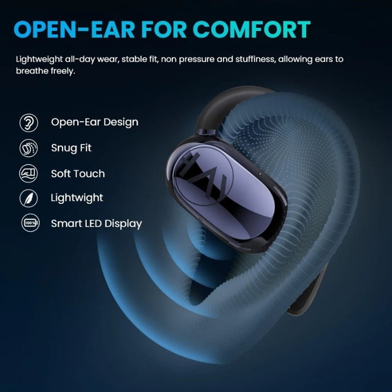 Haylou Earhook 1 TWS Preto - Item2