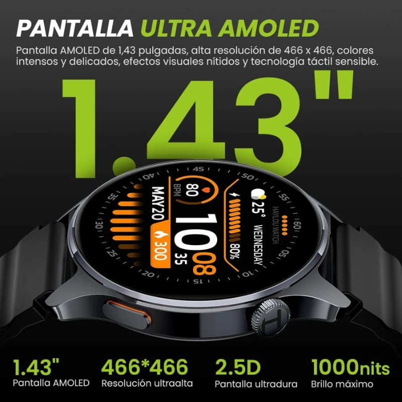Haylou Watch 4S Preto - Item1