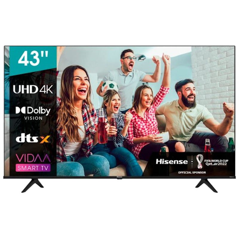 Hisense 43A6BG 42.5 4K Ultra HD Smart TV Wi-Fi Preto - Item