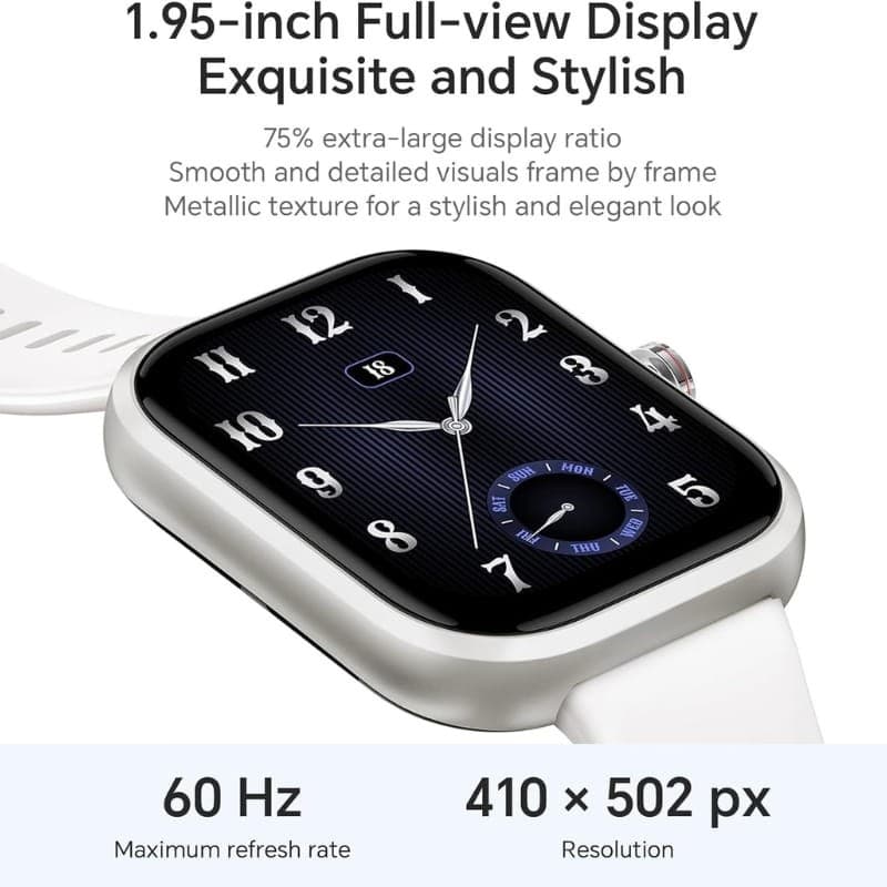 Honor Choice Watch Blanco - tamaño de la pantalla
