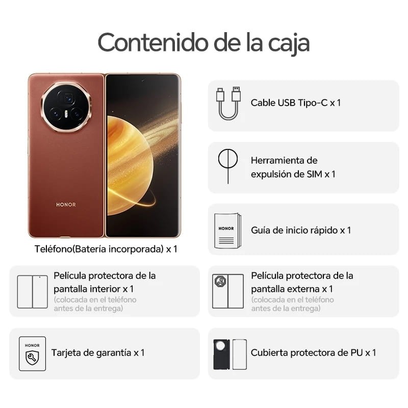Honor Magic V3 5G 12GB/512GB Castanho - Item9