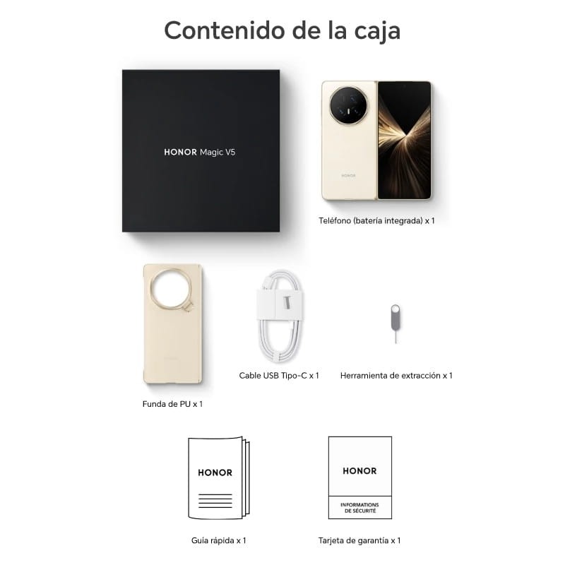 Honor Magic V5 5G 16GB/512GB Branco Marfim - Item5