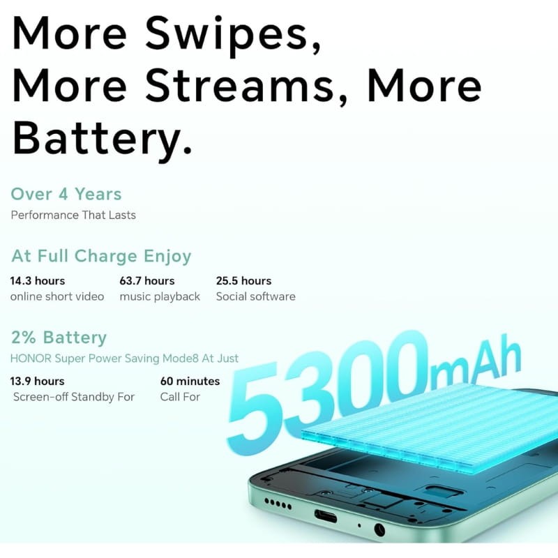 Honor X6c 6GB/128GB Negro - Ítem7