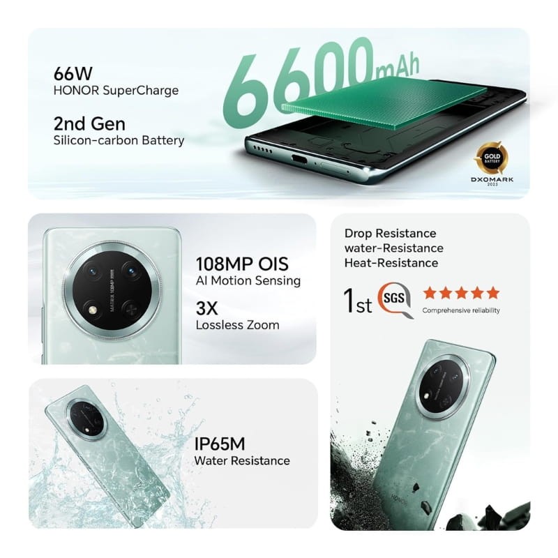 Honor X9C 5G 12 GB/256 GB Preto - Item2