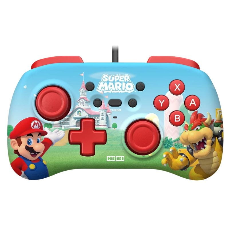 Hori HORIPAD Mini (Super Mario) Azul - Gamepad Nintendo Switch - Ítem