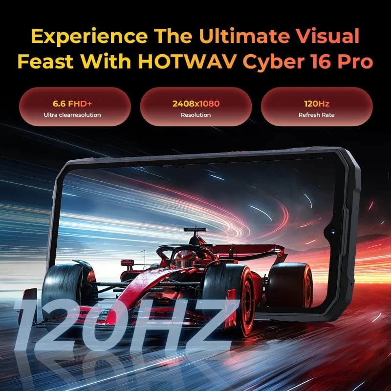 Hotwav Cyber 16 Pro 8GB/512GB Preto Rugged - Item5