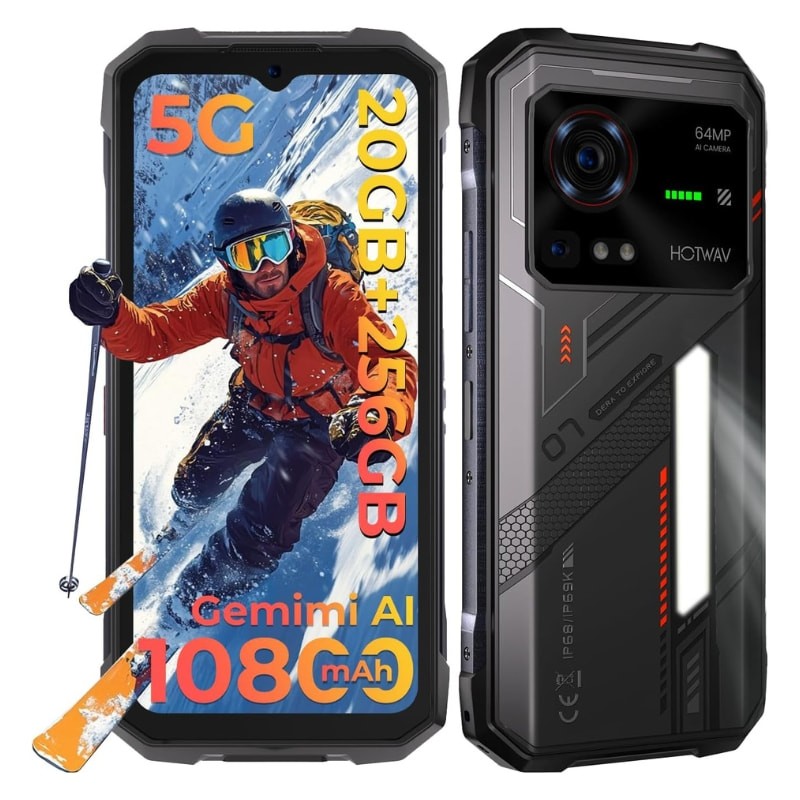 Hotwav Hyper 7 5G 8GB/256GB Preto Rugged - Item