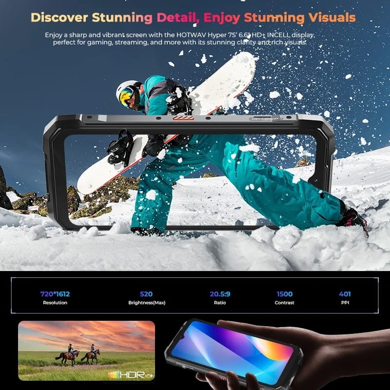 Hotwav Hyper 7s 5G 4GB/256GB Preto Robusto - Item5