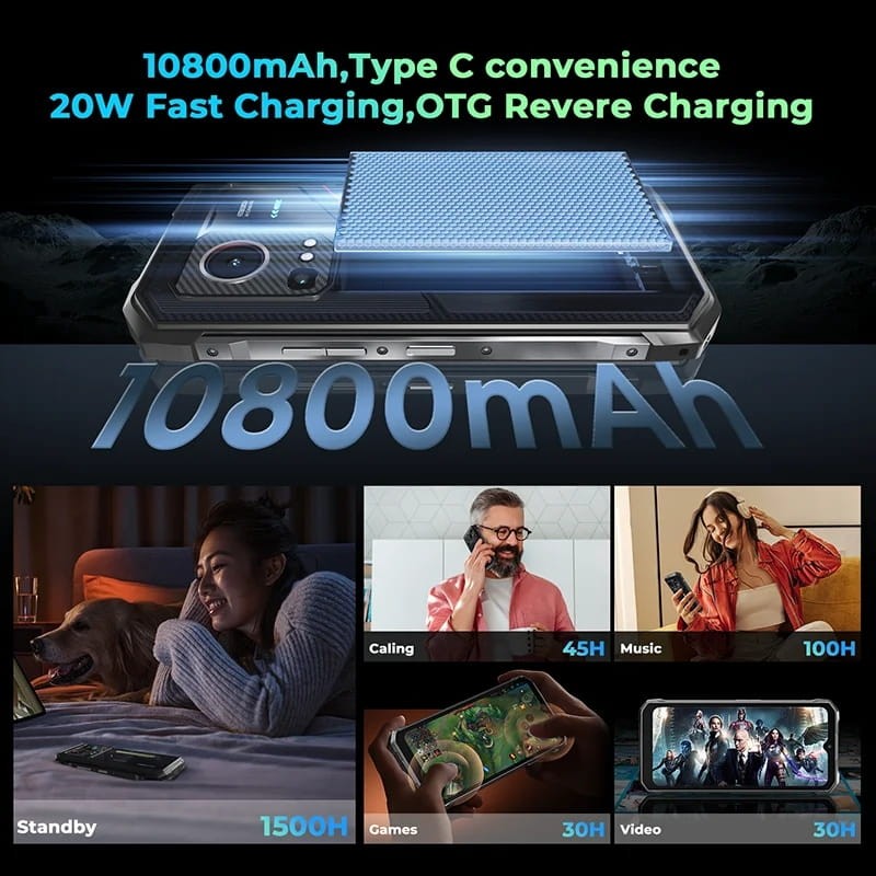 Hotwav Hyper 7s 5G 4GB/256GB Preto Robusto - Item6