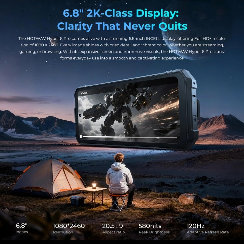 Hotwav Hyper 8 Ultra 5G Walkie Talkie 12GB/512GB Rugged - Item5