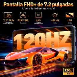 Hotwav Note 18 GT 8GB/256GB Dual SIM Verde - características do ecrã