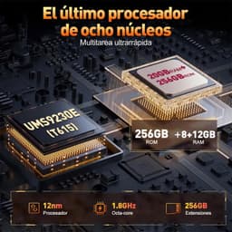 Hotwav Note 18 GT 8GB/256GB Dual SIM Verde - processador e memória