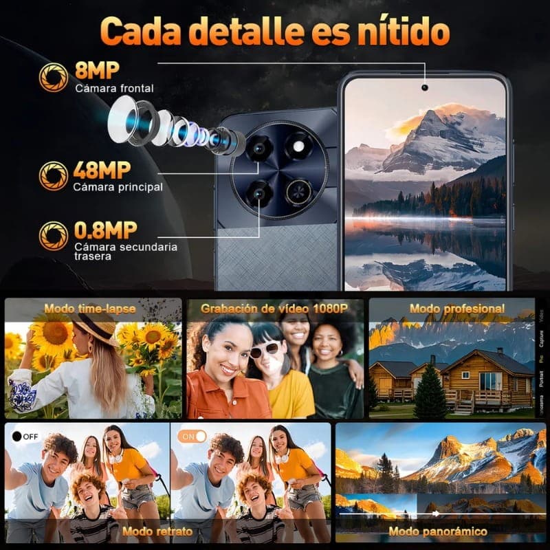 Hotwav Note 18 GT 8GB/256GB Dual SIM Verde - sistema de câmaras