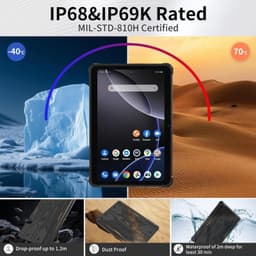 Hotwav R10 Pro 10,1 8GB/256GB WiFi + 4G Laranja - design robusto
