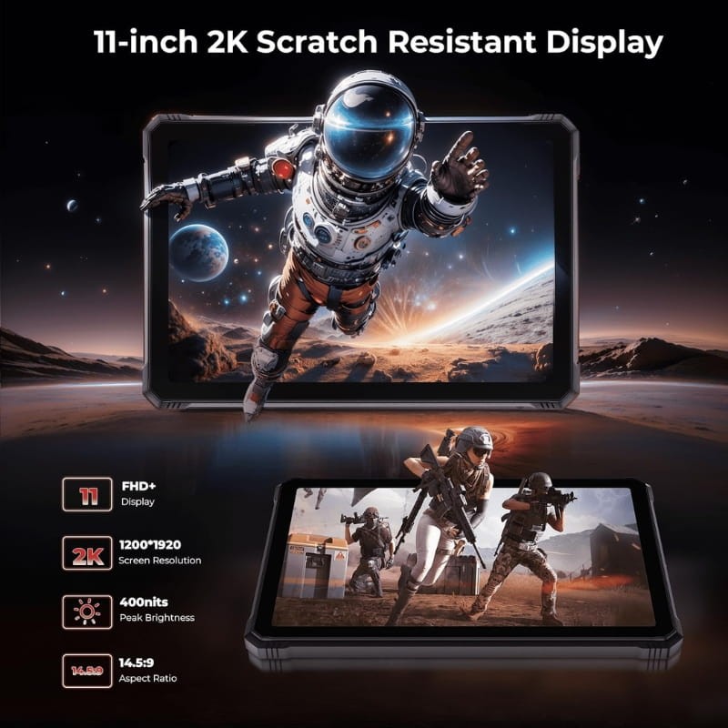 Hotwav R9 Plus 11 8GB/512GB WiFi + 4G Negro Rugged - Ítem4