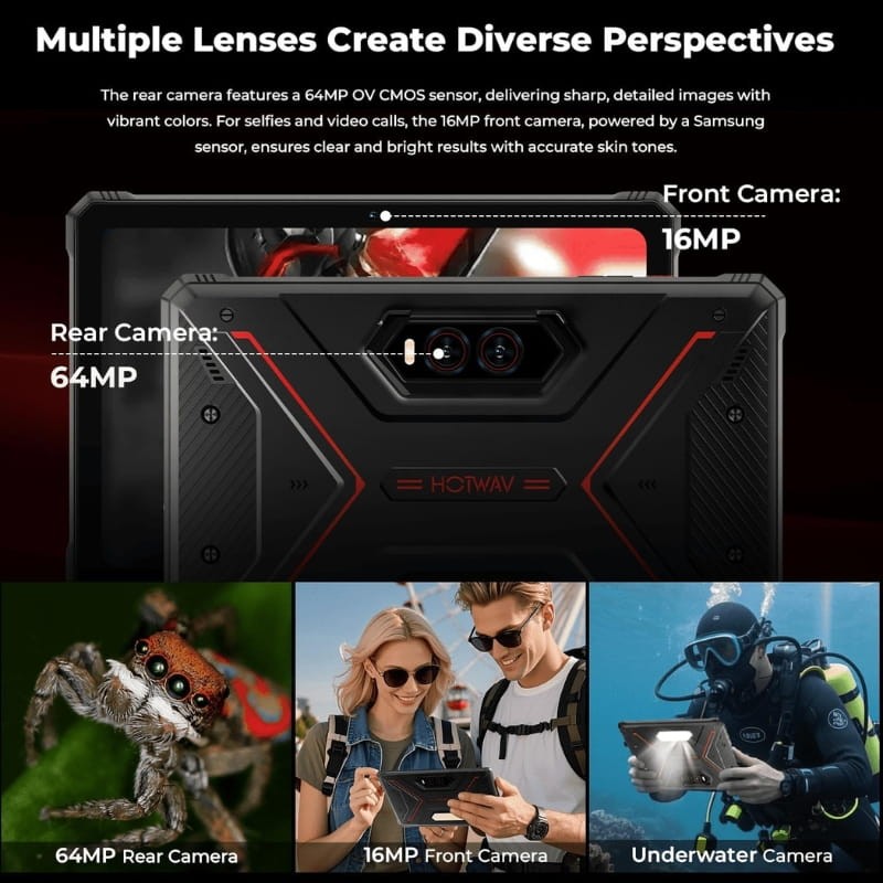 Hotwav R9 Plus 11 8GB/512GB WiFi + 4G Negro Rugged - Ítem5