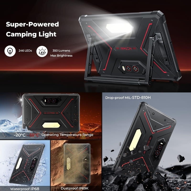 Hotwav R9 Plus 11 8GB/512GB WiFi + 4G Negro Rugged - Ítem7