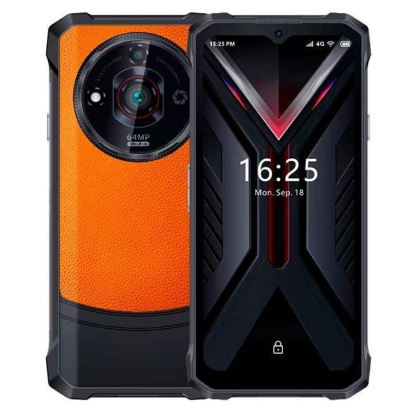 Hotwav T7 Pro 6GB/256GB Laranja - Telemóvel robusto - Item