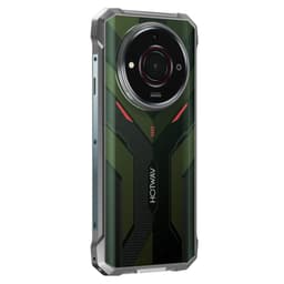 Hotwav T7S 4GB/128GB Verde Rugged - vista traseira a 45 graus