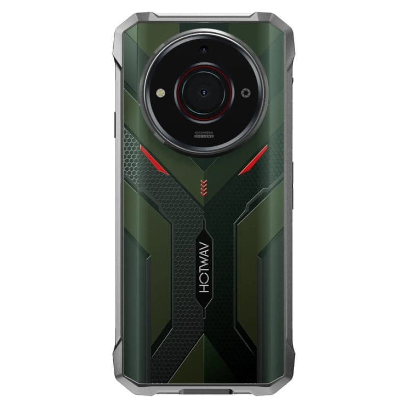 Hotwav T7S 4GB/128GB Verde Rugged - vista traseira