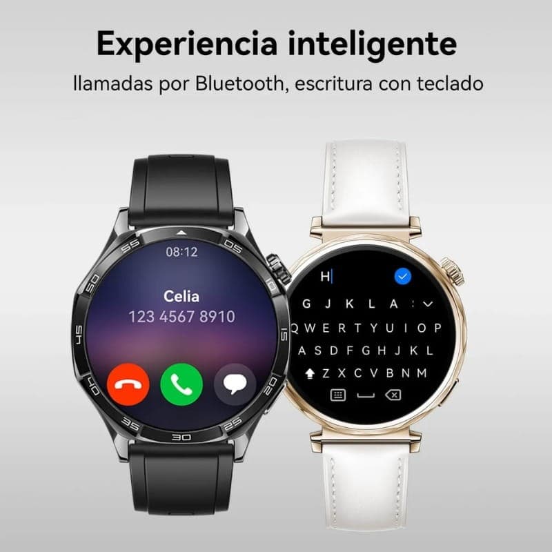 Huawei GT 5 46 mm Correia de Couro Castanho - Chamadas Bluetooth