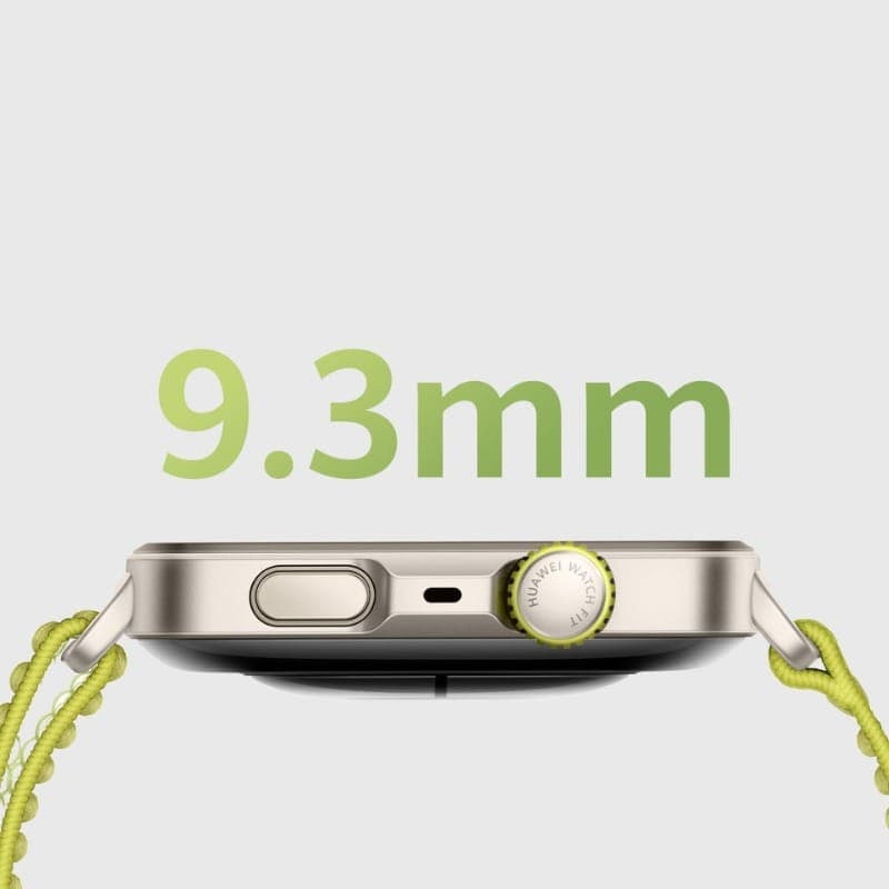 Huawei Watch Fit 4 Pro Azul - espessura de projeto