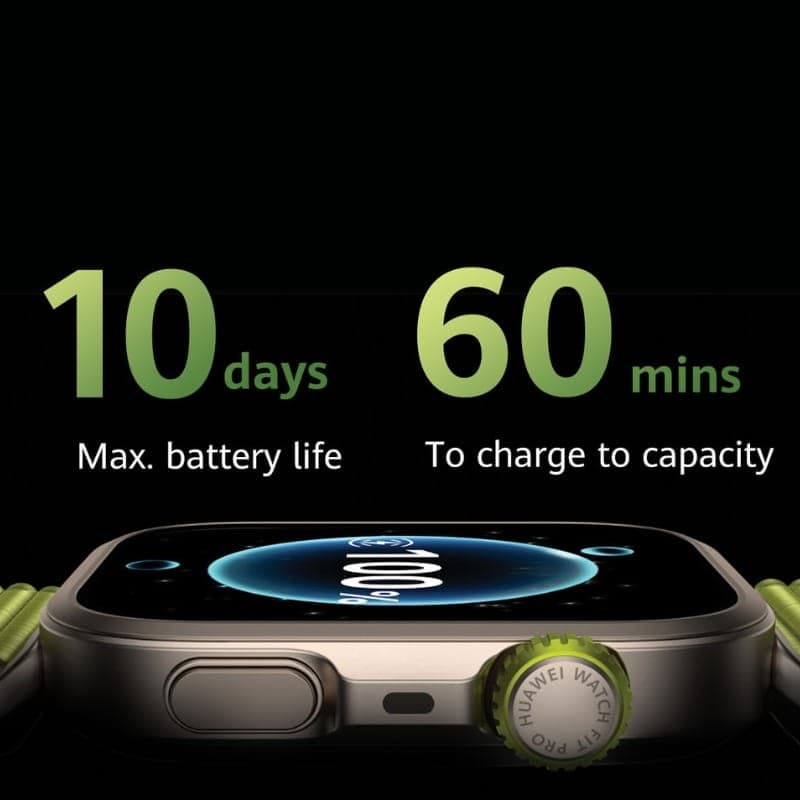 Huawei Watch Fit 4 Pro Azul - duração da bateria
