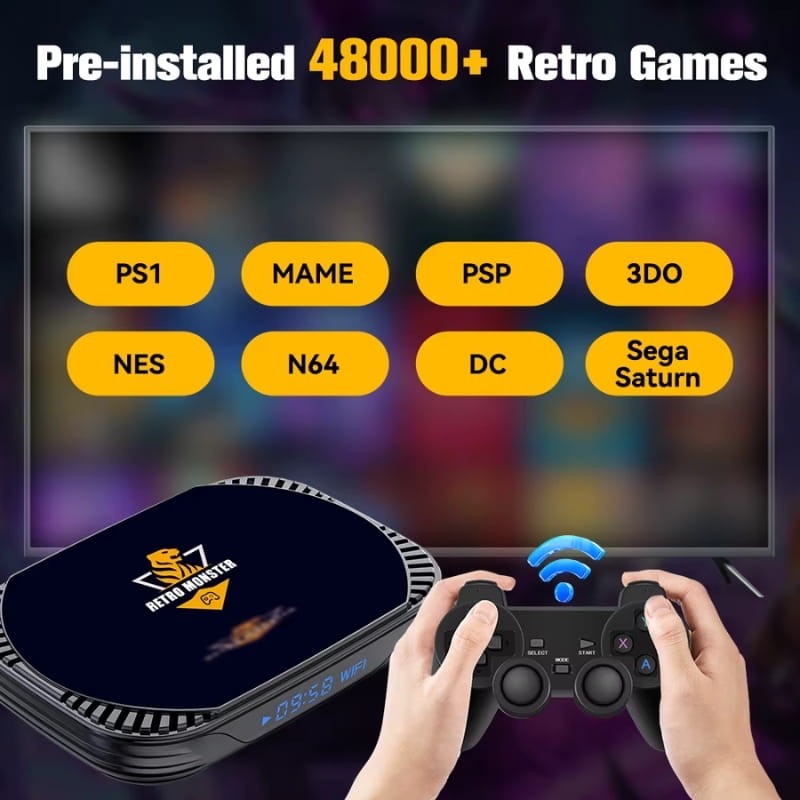 Hyper Base Retro Monster Console 4Go/32Go + carte 64 Go - Ítem1