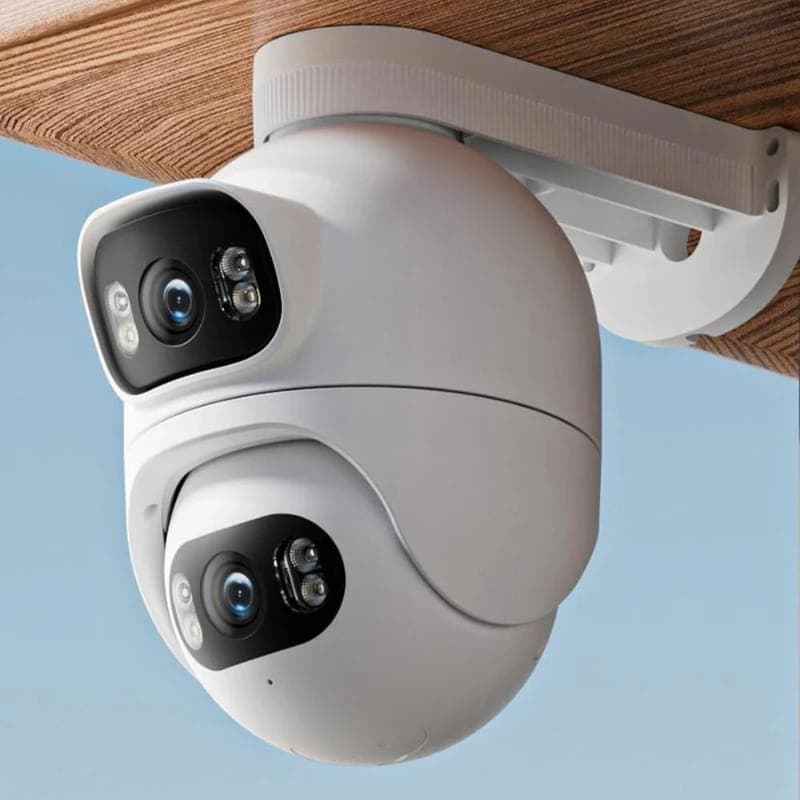 Imilab EC6 Dual 3MP 2K WiFi Blanco - Cámara de Seguridad Exterior - ubicada en exterior