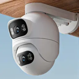 Imilab EC6 Dual 3MP 2K WiFi Blanco - Cámara de Seguridad Exterior - ubicada en exterior