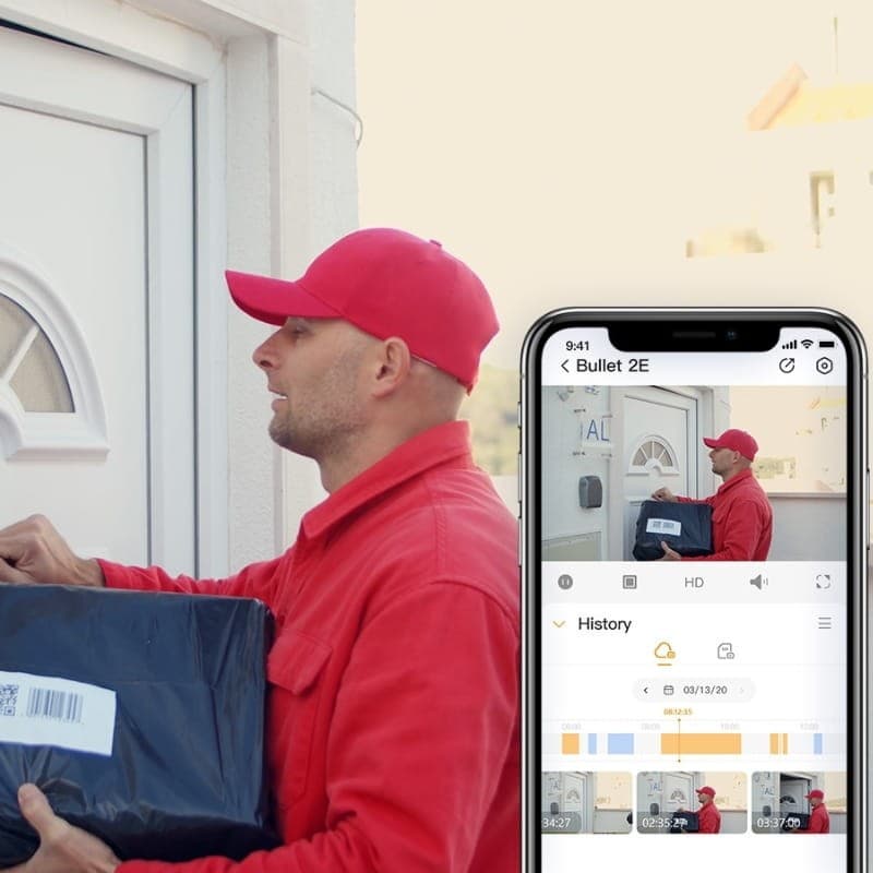 Imou Bullet 2E 5MP IP67 WiFi - aplicação compatível