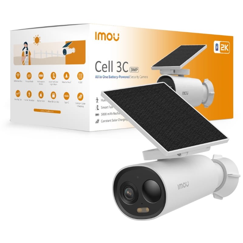 Imou Cell 3C All in One 3MP 2K QHD IP66 Blanc - Caméra de sécurité IP - Ítem6