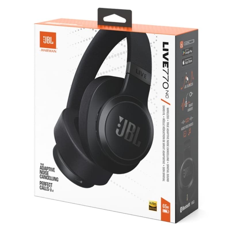 JBL Live 770NC ANC Noir - Casque d'écoute Bluetooth - Emballage