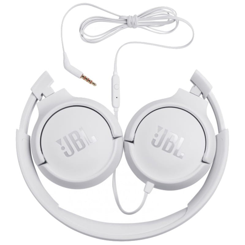 JBL Tune 500 en Blanc, Casque Bluetooth peu coûteux, orchestrez la