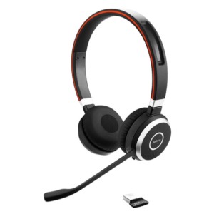 Jabra Evolve 65 SE MS Stereo Preto - Auscultadores sem fios com microfone