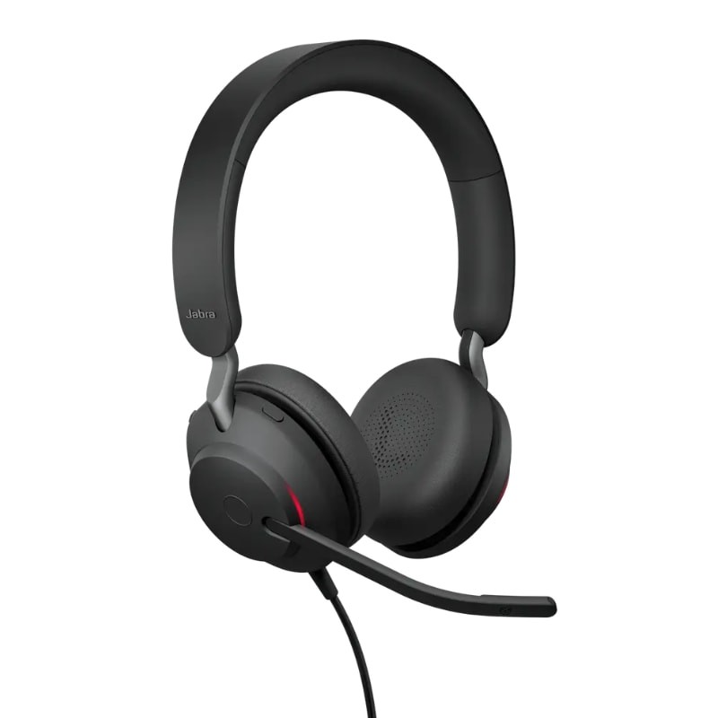 Jabra Evolve2 40 SE MS Stereo Preto - Auscultadores com microfone - Item
