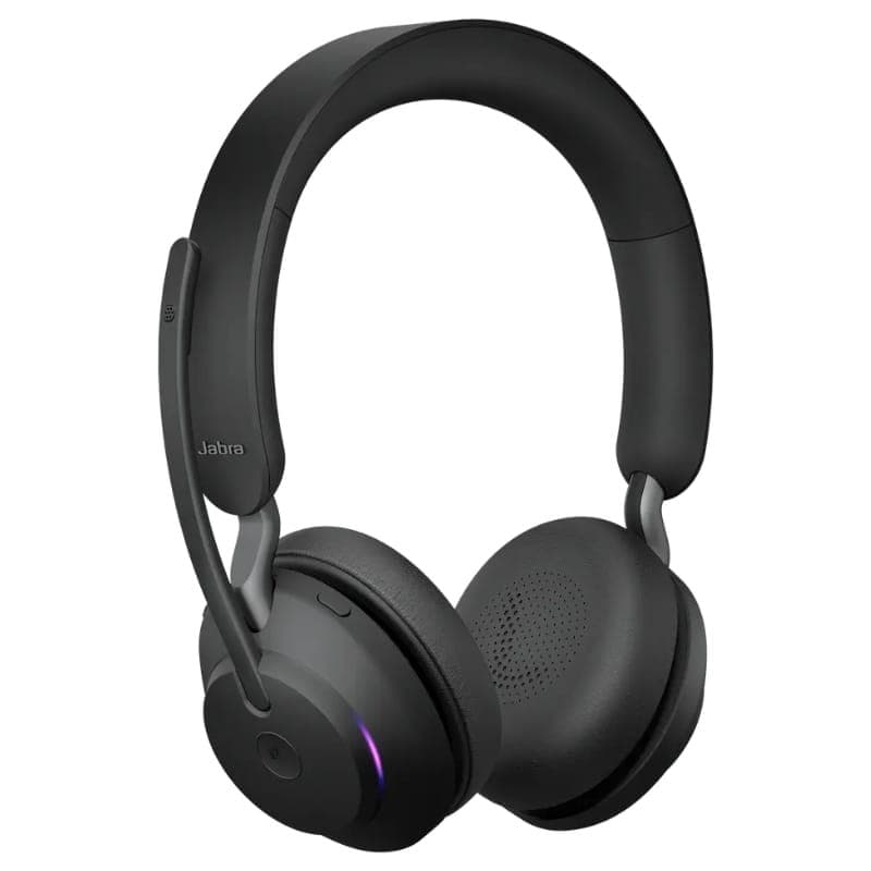 Jabra Evolve2 65 MS Stereo (USB-A) Negro - vista a 45 grados