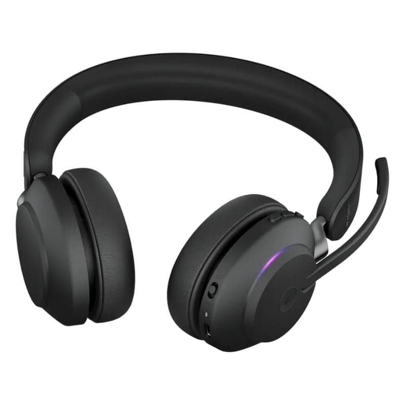 Jabra Evolve2 65 MS Stereo (USB-A) Negro - vista inferior