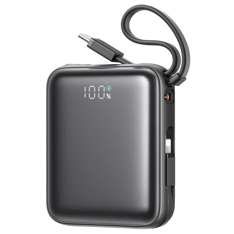 Joyroom JR-PBF27 10000mAh 22,5W (Cabo Duplo Integrado) Preto - Power Bank - Item